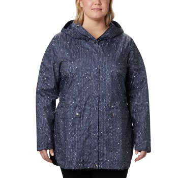 Columbia Ženske Jakne - Here And There Trench Plus Size Tamnoplave | SMFQ-45698